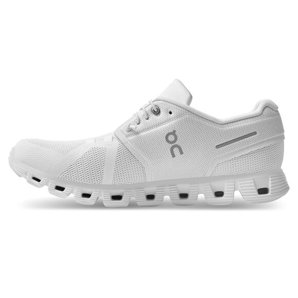 On Men's Cloud 5 Running Shoes, All White, Size 8 (New in Box) - Picture 8 of 10